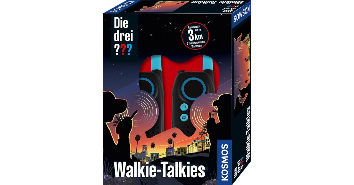 KOSMOS Die drei ??? Walkie-Talkies, Detektiv-Sets(Funkgerät für Detektive)