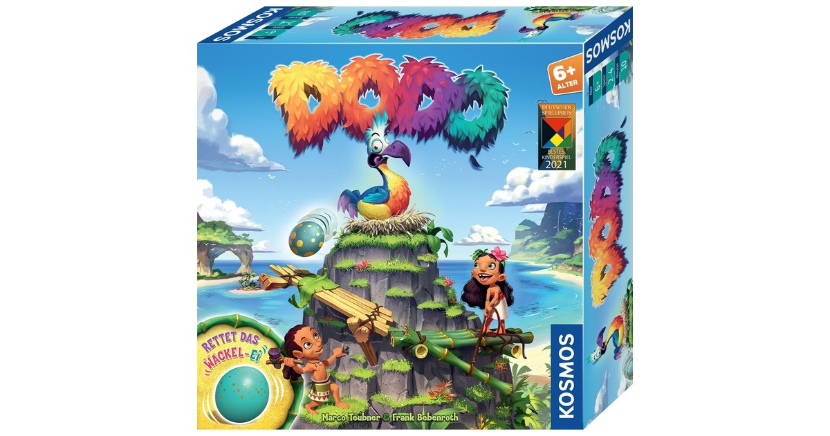 KOSMOS Dodo - Rettet das Wackel-Ei!, Brettspiel