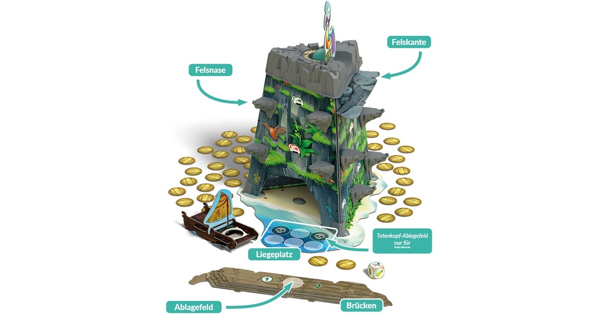 KOSMOS Dodo - Rettet das Wackel-Ei!, Brettspiel