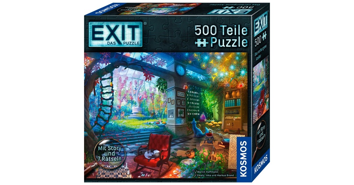 KOSMOS EXIT - Das Puzzle: Das verborgene Atelier(500 Teile)