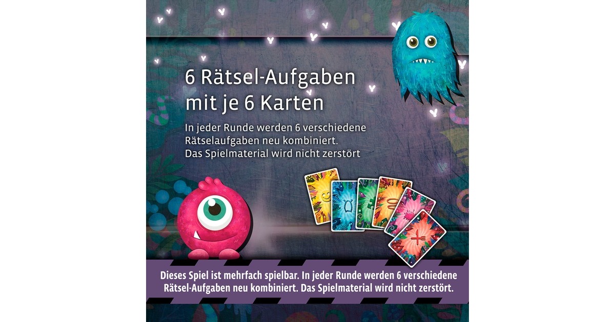 KOSMOS EXIT - Das Spiel Kids: Monstermäßiger Rätselspaß, Partyspiel