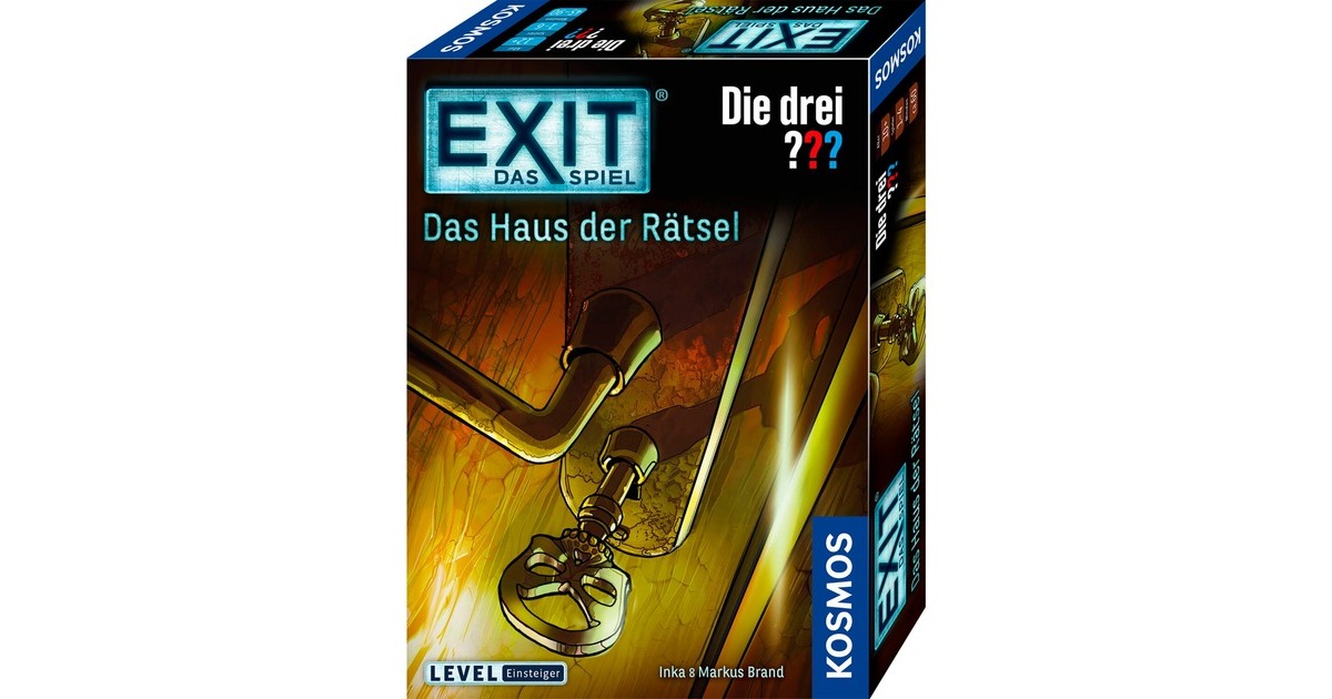 KOSMOS EXIT - Das Spiel - Das Haus der Rätsel, Partyspiel(Die drei Fragezeichen)
