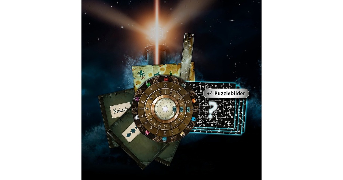 KOSMOS EXIT - Das Spiel + Puzzle - Der einsame Leuchtturm, Partyspiel