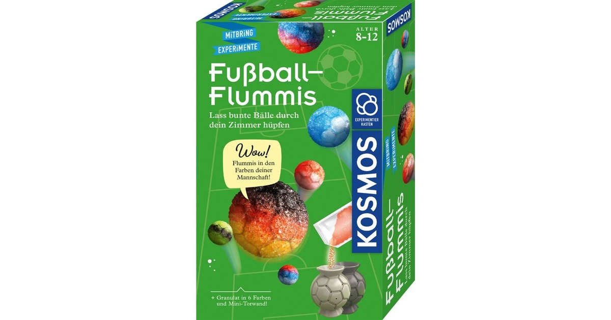 KOSMOS Fußball-Flummis, Experimentierkasten