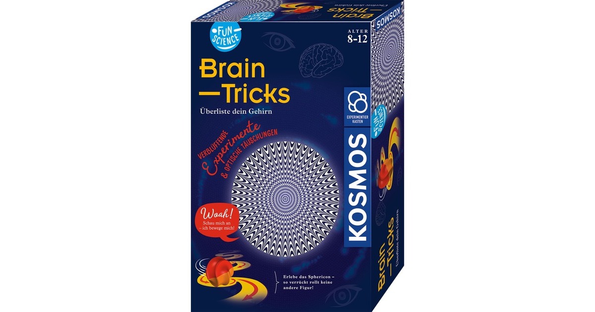 KOSMOS Fun Science Brain Tricks, Experimentierkasten