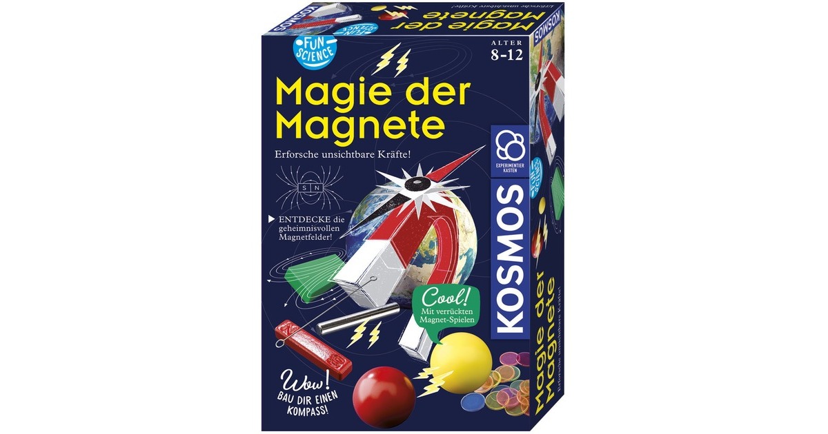 KOSMOS Fun Science Magie der Magnete, Experimentierkasten