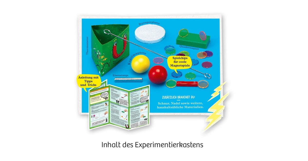 KOSMOS Fun Science Magie der Magnete, Experimentierkasten