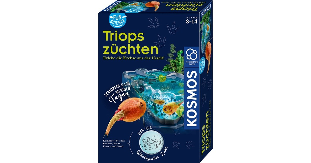 KOSMOS Fun Science Triops züchten, Experimentierkasten