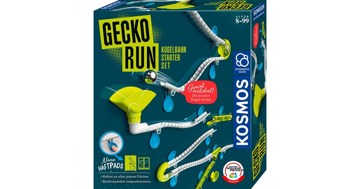 KOSMOS Gecko Run - Starter-Set, Kugelbahn