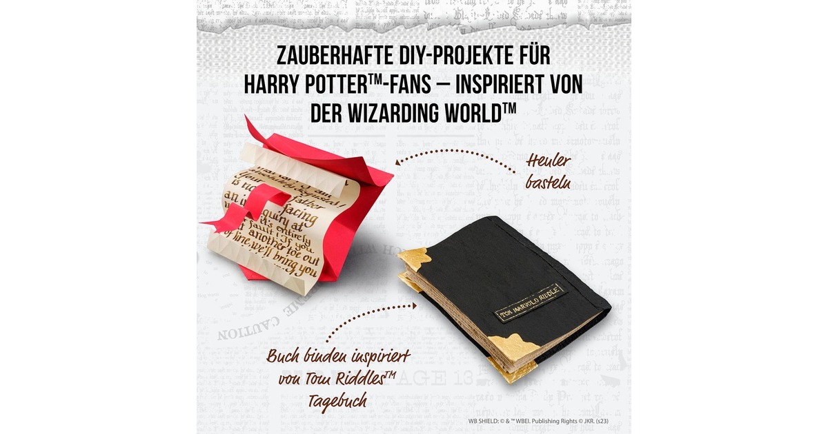 KOSMOS Harry Potter - Bastelbox Brief und Siegel, Basteln