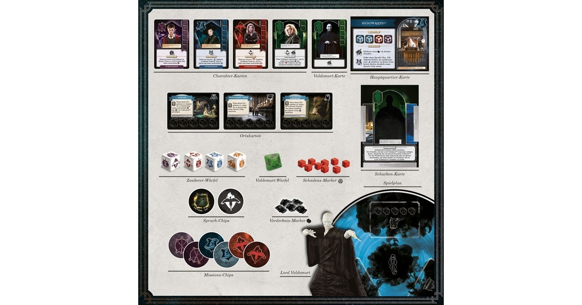 KOSMOS Harry Potter - Death Eaters Rising - Aufstieg der Todesser, Würfelspiel