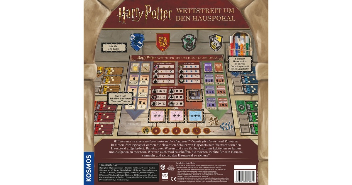 KOSMOS Harry Potter - Wettstreit um den Hauspokal, Brettspiel