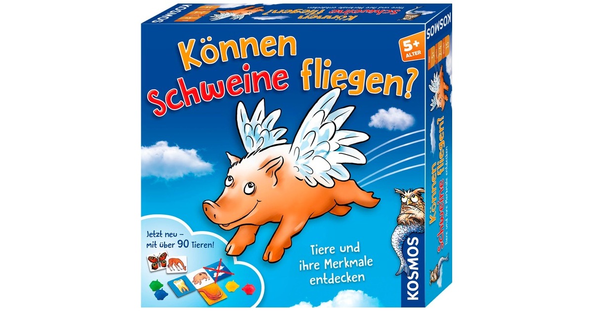 KOSMOS Können Schweine fliegen?, Brettspiel(Jubiläumsedition)