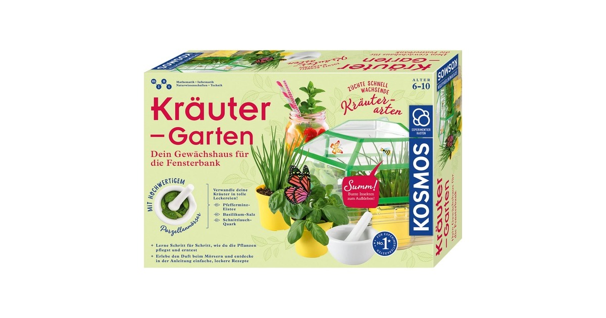 KOSMOS Kräuter-Garten, Experimentierkasten
