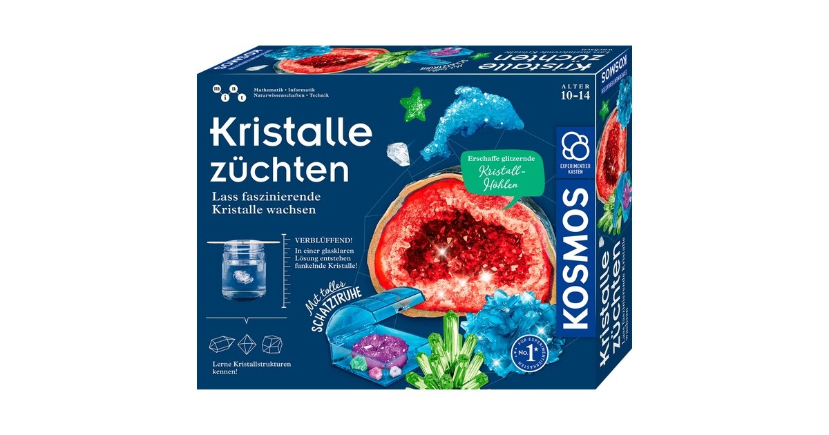 KOSMOS Kristalle züchten, Experimentierkasten