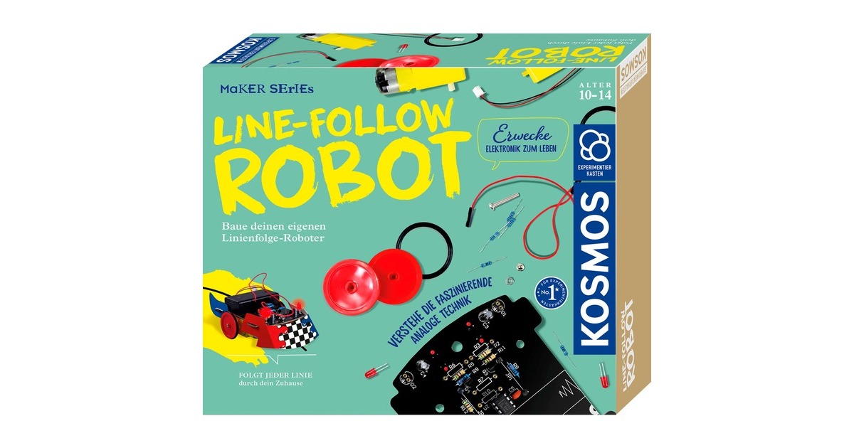 KOSMOS Line-Follow Robot, Experimentierkasten