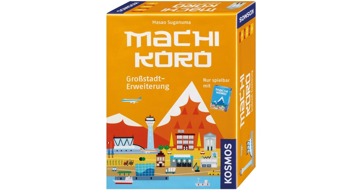 KOSMOS Machi Koro Großstadt Erweiterung, Brettspiel