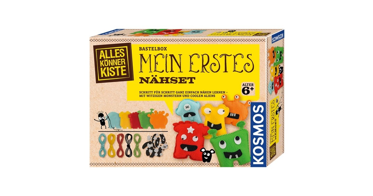 KOSMOS Mein erstes Nähset, Basteln