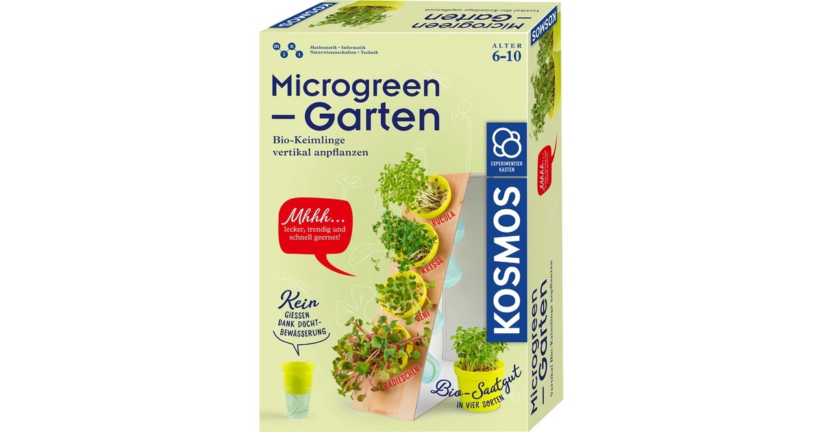KOSMOS Microgreen-Garten, Experimentierkasten