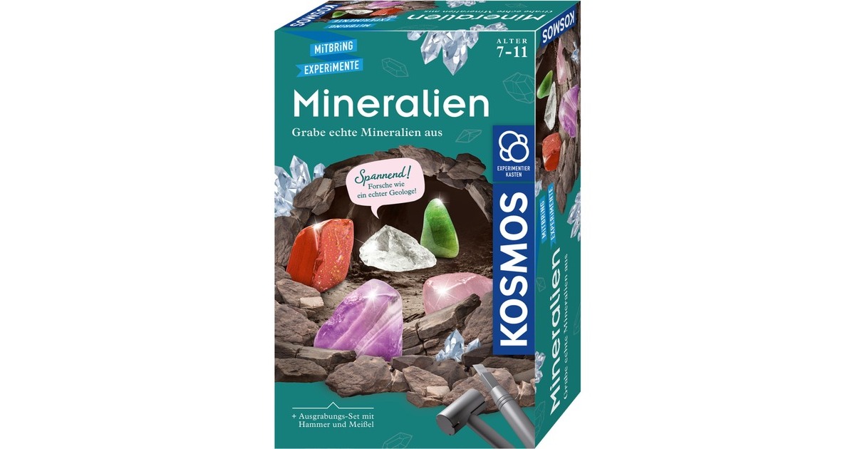 KOSMOS Mineralien, Experimentierkasten