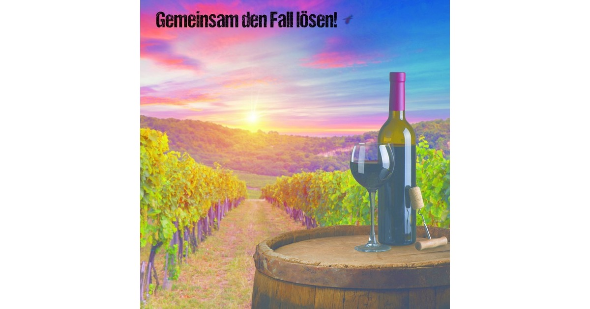 KOSMOS Murder Mystery Case File - Der Tote im Weinkeller, Partyspiel