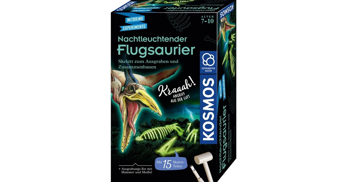 KOSMOS Nachtleuchtender Flugsaurier, Experimentierkasten