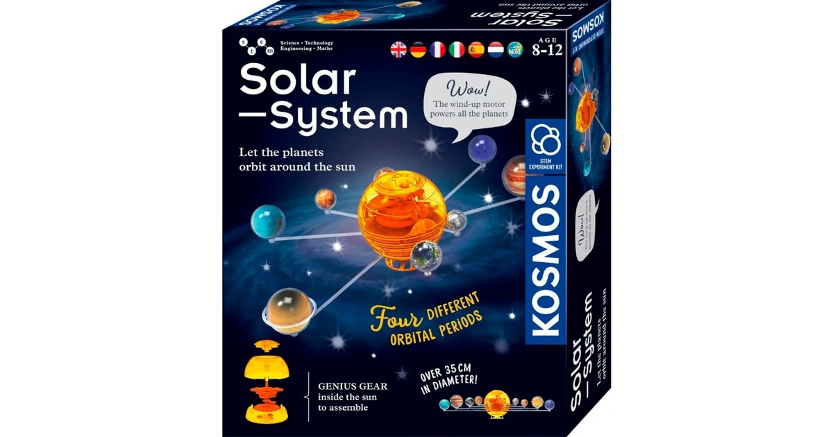 KOSMOS Orbiting Solar System 12L, Experimentierkasten(mehrsprachige Version)