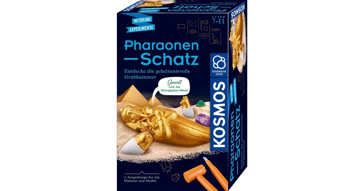 KOSMOS Pharaonen-Schatz, Experimentierkasten