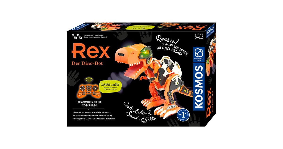 KOSMOS Rex - Der Dino Bot, Experimentierkasten