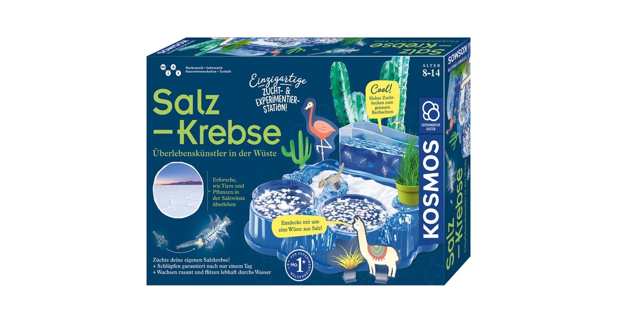 KOSMOS Salzkrebse, Experimentierkasten