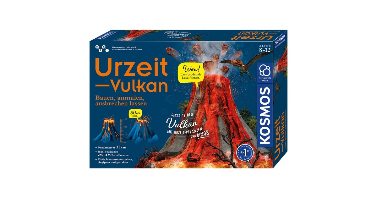 KOSMOS Urzeit-Vulkan, Experimentierkasten