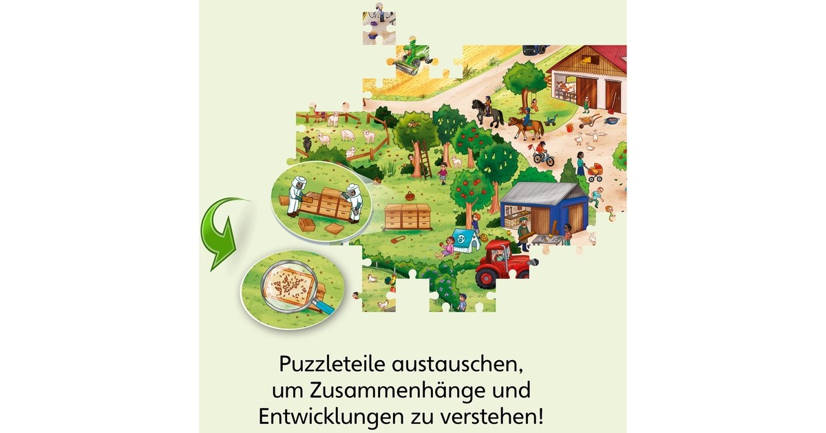 KOSMOS WAS IST WAS Junior- Entdecke den Bauernhof, Puzzle