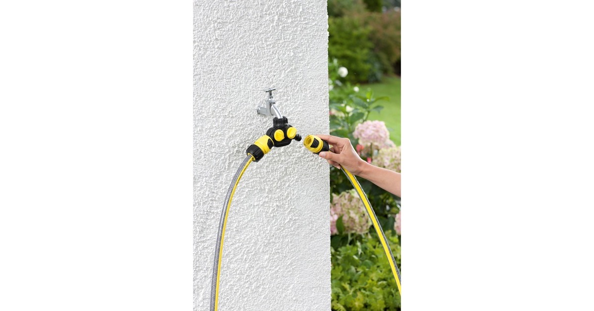 Kärcher 2-Wege-Verteiler 2.645-199.0, Hahnstück(schwarz/gelb)