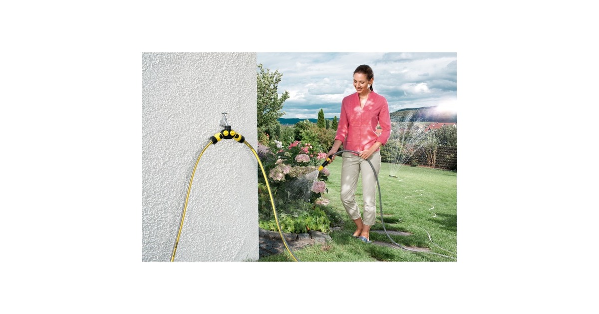 Kärcher 2-Wege-Verteiler 2.645-199.0, Hahnstück(schwarz/gelb)