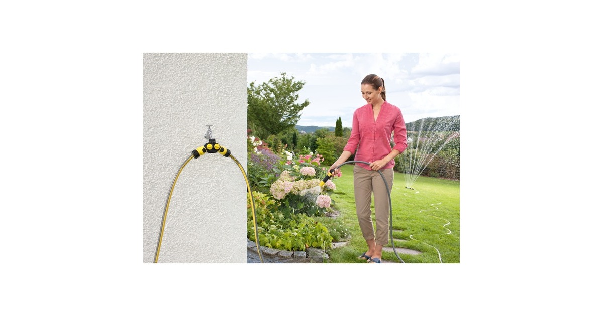 Kärcher 2-Wege-Verteiler 2.645-199.0, Hahnstück(schwarz/gelb)