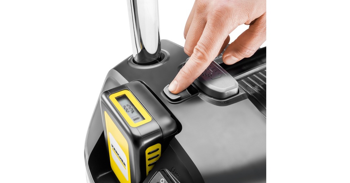 Kärcher AD 2 Battery Set, Aschesauger(schwarz, mit Akku und Ladegerät)