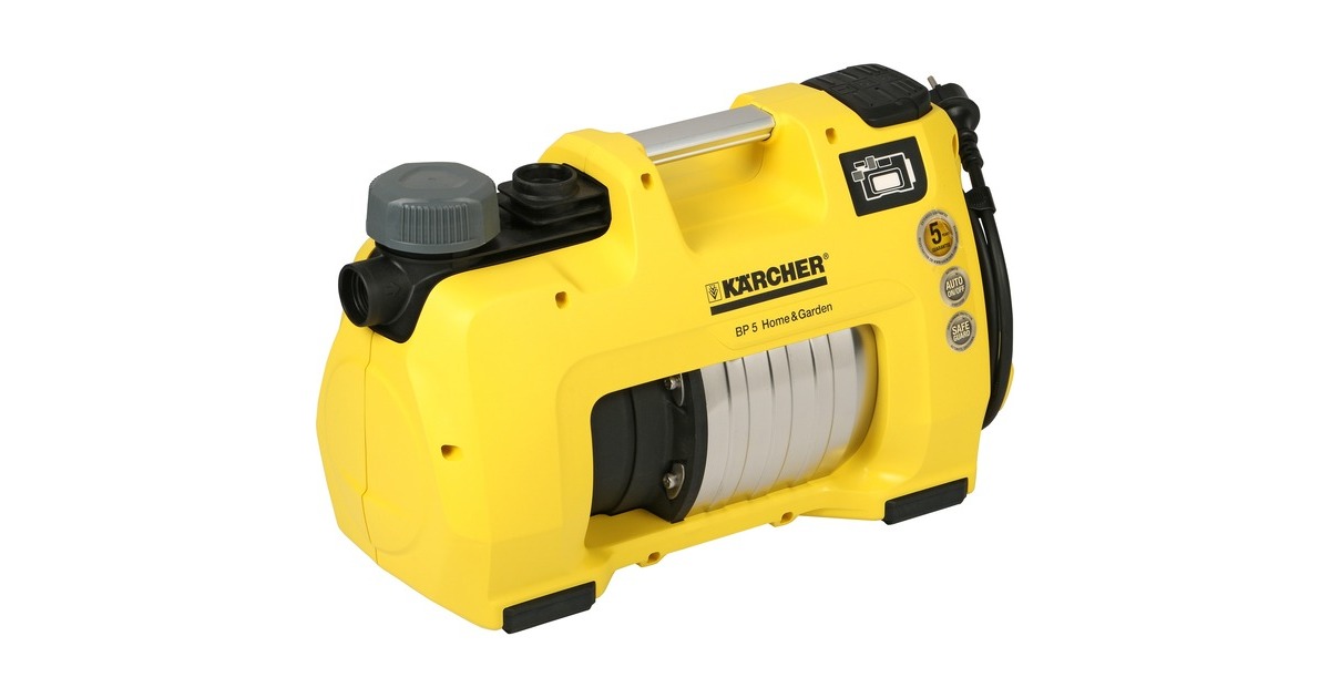 Kärcher Bewässerungspumpe BP 5 Home & Garden(gelb/schwarz, 1.000 Watt)