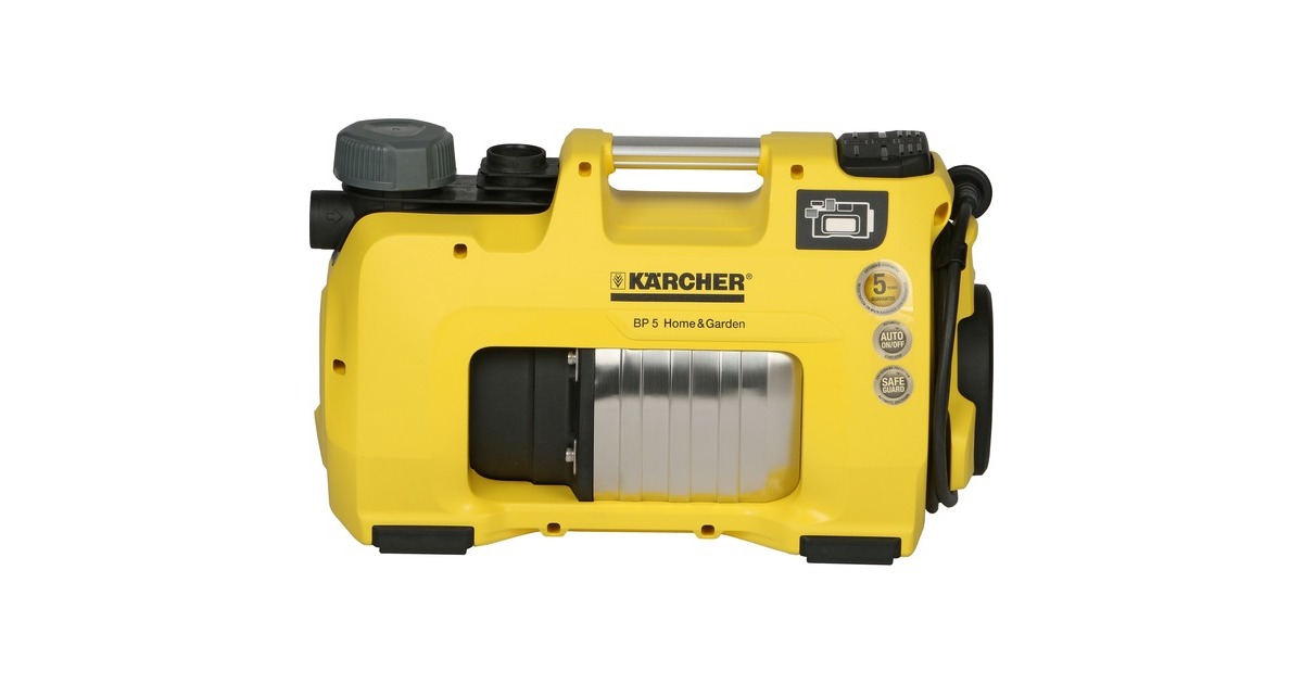 Kärcher Bewässerungspumpe BP 5 Home & Garden(gelb/schwarz, 1.000 Watt)