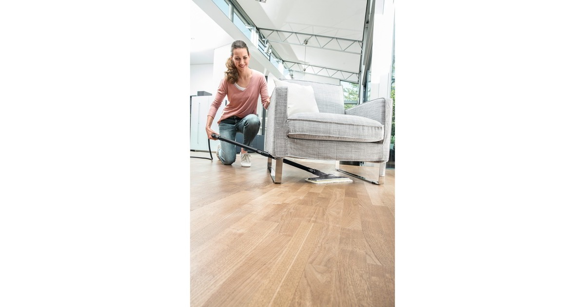 Kärcher Dampfreiniger SC 3 Easy Fix(weiß/schwarz, 1.900 Watt, mit Bodenreinigungsdüse EasyFix)