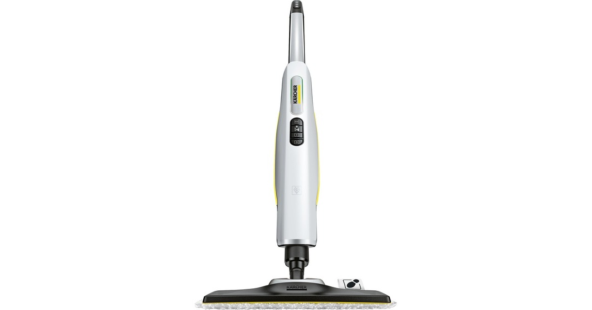 Kärcher Dampfreiniger SC 3 Upright EasyFix(weiß/schwarz, 1.600 Watt, mit Bodenreinigungsset EasyFix)