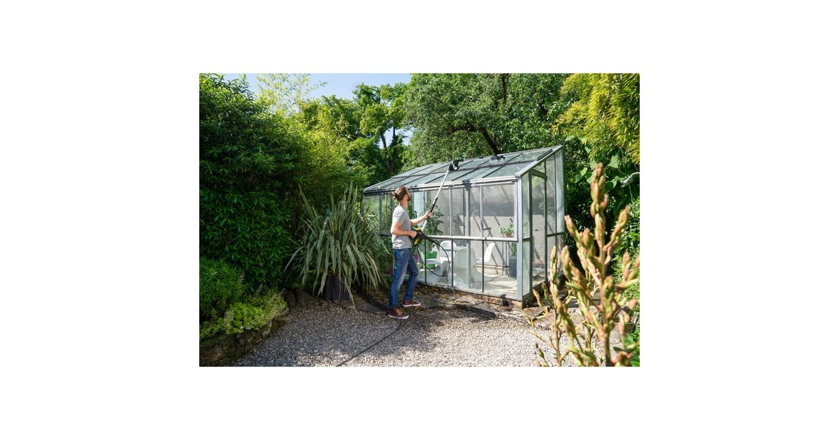 Kärcher Fassaden- und Glas-Reinigungsaufsatz, Waschbürste(schwarz, für Teleskop-Sprühlanze TLA 4)