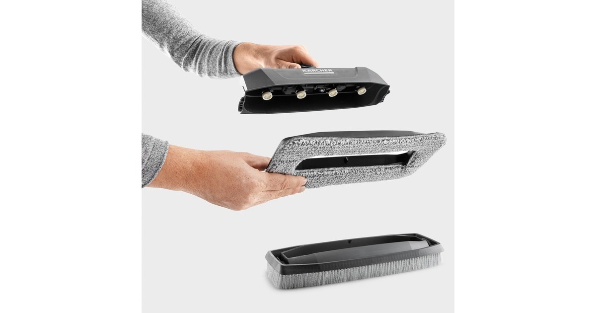 Kärcher Fassaden- und Glas-Reinigungsaufsatz, Waschbürste(schwarz, für Teleskop-Sprühlanze TLA 4)