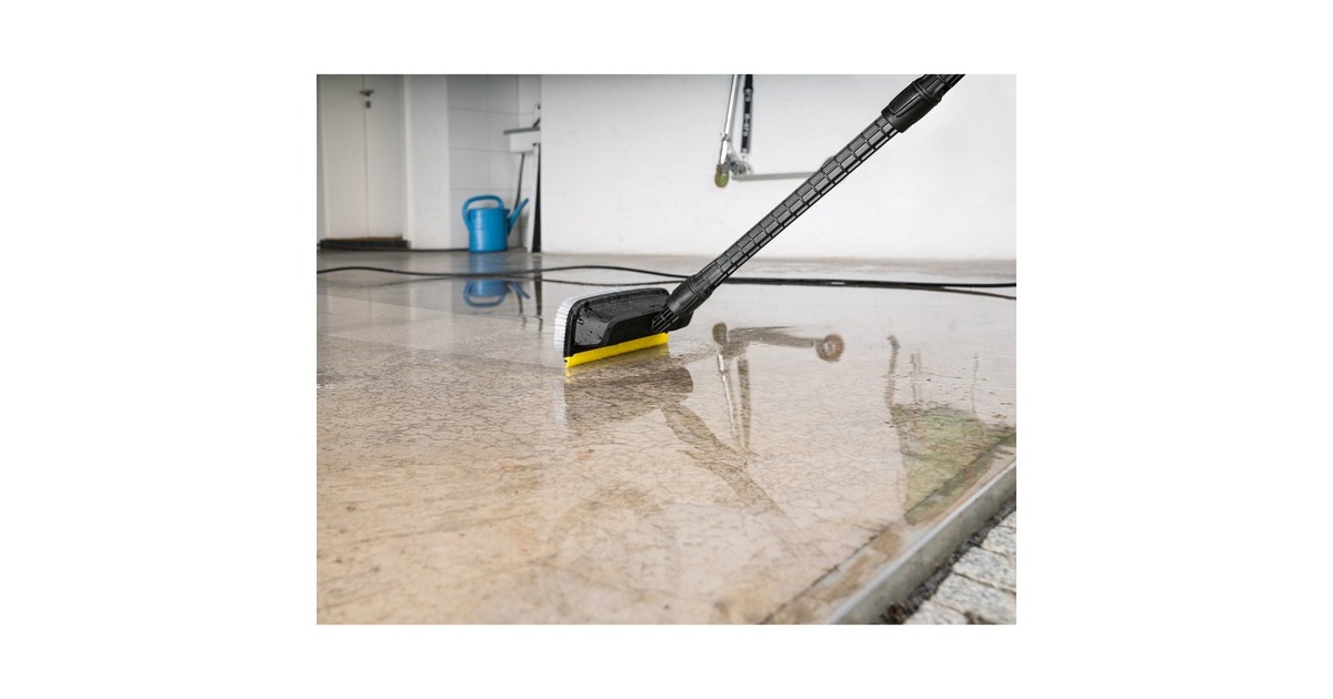 Kärcher Flächenreiniger Powerschrubber PS 30, Waschbürste(schwarz/gelb)