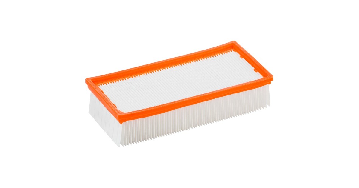 Kärcher Flachfaltenfilter Papier, für NT Modelle(weiß)