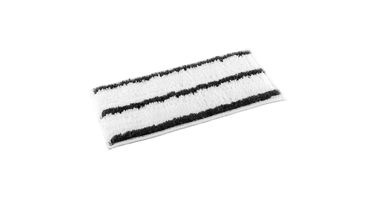 Kärcher Fliesentücher für KV4, 2 Stück, Wischbezug(weiß/schwarz)