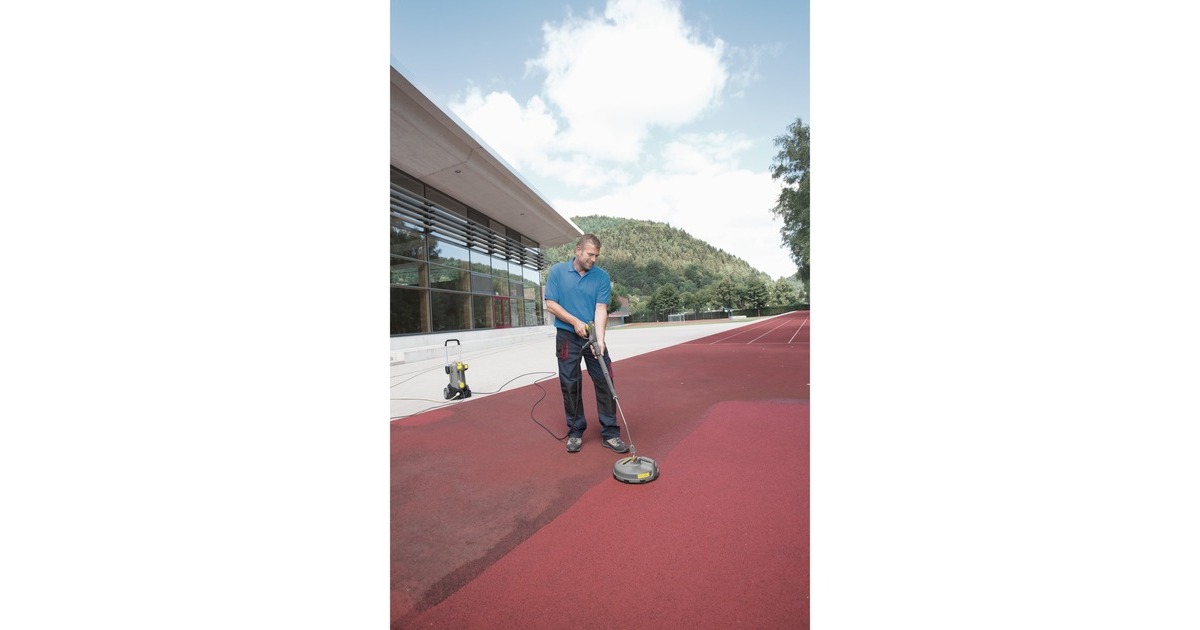 Kärcher Hochdruckreiniger HD 5/15 CX Plus + FR Classic EasyStar(grau/schwarz, mit Schlauchtrommel + Flächenreiniger)