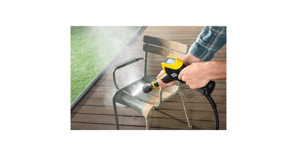 Kärcher Hochdruckreiniger K 4 Power Control Home(gelb/schwarz, mit Dreckfräser u. Flächenreiniger)