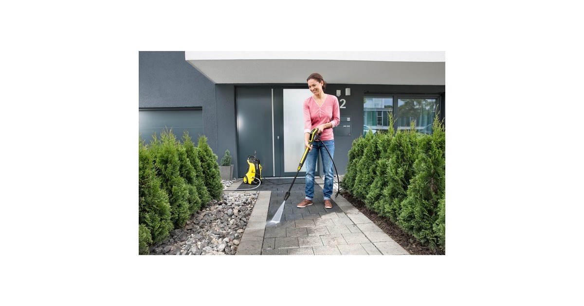 Kärcher Hochdruckreiniger K 4 Premium Power Control Home(gelb/schwarz, mit Dreckfräser u. Flächenreiniger)