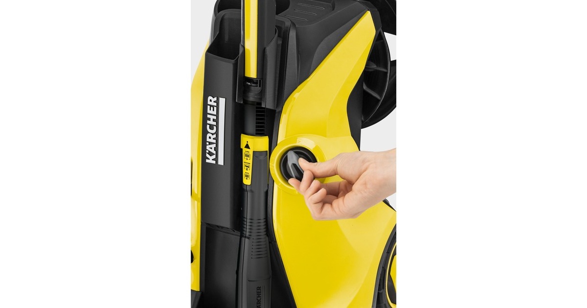 Kärcher Hochdruckreiniger K 5 Power Control Home(gelb/schwarz, mit Dreckfräser u. Flächenreiniger)