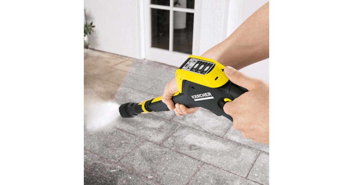 Kärcher Hochdruckreiniger K 5 Power Control Home(gelb/schwarz, mit Dreckfräser u. Flächenreiniger)